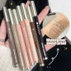 Eyeliner Ultra dünner simky matt flüssiger eyeliner wasserdicht nicht schmudding rotbraun rosa liegende Seidenrauder Glitzer Augen Liner Make -up -Werkzeug