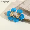 Boucles d'oreilles Stud Fashion Summer Orange Ored Oreing For Women Quality Ins Ins Trendy Big Flower Girls Korean Oree Oree Stbs Bijoux Party