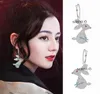 quotYou are my gloryquot Qiao Jingjing same Earrings jade rabbit Dili Reba ear clip earrings66066202877832