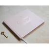 Party Supplies Personalized Wedding Guest Book Blush And Rose Gold Guestbook Custom Po B