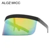 Aloz Micc Luxury Big Frame Shield Shield Sunglasses Men 2019 Дизайнер бренд сексуальный негабаритный ретро -зеркал солнечные очки для женщин Eyewe2584283