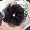 Choker Vintage Elegant Yarn Flower Colliers pour femmes Collier de chaîne de corde romantique Bijoux de mariage