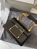 bolsa de luxo bolsa de luxo saco de ombro smalls tamanho 17 cm feito com África do Sul Raw Python Skin Gold Black 2 Cores Preço de atacado de entrega rápida