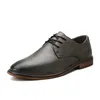 Scarpe casual zapatos de hombre oxford vera pelle 2024 vestito piatti maschi moca