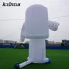 3/4/6/10m hoogte Buiten LED Giant opblaasbare astronaut Spaceman Advertising Cartoon Modern en grappig met ventilator