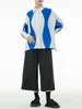 Kadın bluzları Xitao Tek Göğüs Blonu Moda Kadın Tam Kollu Fan Baskı Deseni Günlük Stil 2024 Yaz SMH1507