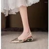 Casual Shoes Silver Women's Mary Jane Black Patent Leather Sandals Platform Low Heel Single Hollow High Heels