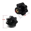 Torby do przechowywania 10pcs M6 Samice Knob śruby x 32 mm gwintowane gwiazda zaciskająca chwyt czarny