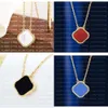 Classic Fashion 4/four Leaf Clover Necklaces Pendants Mother-of-pearl Stainless Steel Plated for Women&girls Valentine's Mother's Day Engagement Jewelry-a-gift