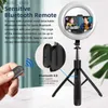 Selfie monopods selfie stick met 8 inch ringlicht 1680 mm opvouwbaar statief met oplaadbare lamp draadloze bluetooth voor smartphone iOS Android Y240418