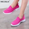 Fitnessschuhe McCkle Damen Sneakers Mesh atmungsaktiv wandeln