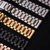 Butterfly Clasp Metal Watch Band for iWatch Ultra 9 8 7 6 5 4 3 Apple 49mm 45mm 44mm 42mm 41mm 40mm 38mm Watch Strap Universal Replacement Bracelet Wristband