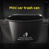 Interieur accessoires auto benodigdheden multifunctionele opbergbox Automobile Universal Hanging Trash Can Bin Rack