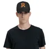 Ball Caps Fashion Letter R Light Baseball Cap Men Men Women Hestable Trucker Hat Outdoor