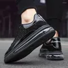 Casual Shoes Fashion Designer Men's Rivet Sports Size 39-44 Low Top Lace Up Round Head Zapatillas Hombre