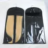 Tools Stock in Hair Extensions Storage Bag Carrier Suit Case Bag with Hanger For Packing Virgin Hair & Clip in Hair Extensions