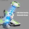 Neuheit Spiele Stressresistent Luminescent Fidget Rotatator Legierung Metall Hand stiller Lager R188 Nachtlicht Gyroscope Childrens Dekompression Spielzeug Q2404181