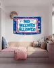 No Weeniesは旗を許しました3x5 ft Funny Flag Poster for College dorm room decorpartiesgift strong and sturdy 240411