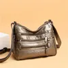 Axelväskor crossbody för kvinnor hög kvalitet pu läder messenger väska flickor 2024 kvinnlig handväska och handväskor