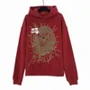 24zz Hoodies Trendy Design Hip-Hop Pullover Roze Red Black Heren hoogwaardige hoodie Hoodie broek Hoofdkleding Grafische kleding losse sweatshirts