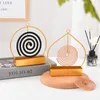 Candle Holders Metal Heart Round Mosquito Coil Holder With Ash Catcher Repellent Tool Gadget For Home Bedroom Children Room