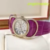 Unisexe AP Wrist Watch Women's Millennium Series 18K Rose Gold Original Diamond Manual Mécanical Watch Luxury Swiss Watch 28 mm Diamètre 77226OR.ZZ.A012SU