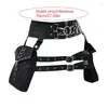 Taillenbeutel einzigartiger Beutel coole und funktionale Hüftpack Gothic Belt Punk Telefonbeutel für Outdoor -Aktivitäten