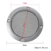 LE13Mon Enceintes grillades Protective Subwoofer Cadre Couvrette en acier Circle décoratif Cercle DIY ACCESSOIRES