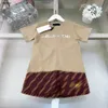 Lüks Bebek Takipleri Çocuk Kısa Kollu Takım Çocuk Tasarımcı Kıyafet Boyut 100-150 cm İşlemeli Logo Boys Tişörtler ve Şort 24 Nişan