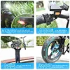 Fietsen Diepower Mini Foldab Ebike 500W 48V 30AH ROVAB-batterij Multi-Shock-Absorbing Urban Ectric Bicyc Bike voor Aldult L48