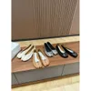 Edition 2024 Summer New Silver Elephant Pattern Leather Shallow Mouth Flat Bottom One Step Tabi Split Toe Pig Feet Shoes Ba