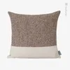 Kudde Simple Model Room Soffa Decoration Beige Liten Texture Stitching Square El Living Midje