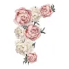 Muurstickers pioenroos rozenbloemen sticker kunst kunst kwekerij stickers kokkamer achtergrond huis decor cadeau pvc hoge kwaliteit 40 60 cm