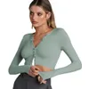 2024 Ny Y2K Women's Slim Fit, Pure Desire Long Sleeved Top Spicy Girl Button Sticked Bottom Shirt Spring F41729