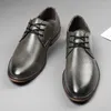 Casual Shoes Zapatos De Hombre Oxford Genuine Leather 2024 Dress Male Flats Loafers Black Men Formal Wedding