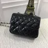 Słynna marka mini tote torba 1115 Torba projektantowa prawdziwa skórzana warta złote/srebrny łańcuchy komunikatorowe torba hobo crossbody klapę kobiety torebka hobo portfel x40