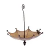 Andra fågelförsörjningar Paraply Feeder Hanging Bath Premium Water Tray Brown Food Bowl Iron For Ute Outside Backyard Lawn Yard