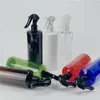 زجاجات التخزين متعددة الألوان 500 مل × 12 كتف مسطح بلاستيكي مع مضخة رذاذ الزناد لصالون مصانع ترطيب الصالون أليف
