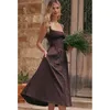 Womens Dress Girl Sexig Sling Midi Holiday Style Slim Backless For Women