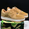 2024 Moda SK8 Bapstas Men Sapatos casuais femininos a Bapstas Sta Low ABC Camo estrelas brancas verdes vermelhos pretos tênis amarelo tamanho 36-45 e8