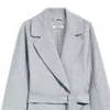 디자이너 코트 여성 코트 재킷 울 블렌드 코트 트렌치 재킷 싱글 가슴 여자 슬림 긴 바람개비기 모직 3CEK