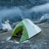 Cloud Up 1 2 3 Person Tent Outdoor Ultralight Portable Camp Tents with Mat Camping 20D Silicone Travel Hiking Tent 240408