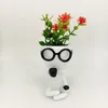 花瓶の多い植木鉢人間の形をした植物の装飾ホームオフィス用のかわいい装飾品のためにセット人工植物デスク