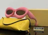 Loeewve europea y americana personalidad Lip Funny Gafas Loeweee Escultura de arena divertida Foto de lloewew Sun Gafas de sol Macaron Color Gafas 6069