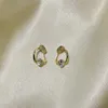 Boucles d'oreilles étalon 2024 TREND ZIRCON sans trous d'oreille