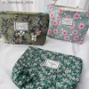 DIAPER Väskor Corduroy broderad kosmetisk påse Koppling Dial Bag Organizer Bag Korean Kosmetisk väska Söt mamma utomhus bärbar väska Q240418