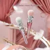 La fleur connaît Little Angel Swan Ballet Strawberry Rococo Blush Spot Brush Wool Fluffy Conditioning Makeup Tool Fleurs Connaître 240418