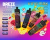 King Max 10000 Puffs 12Color Vapes Dliables Vape E-cigarettes Vape Electronic Device Vape Préfilé VS Puff 10000 10K 12000 12K 9K PUFF 15K 15000 18000 18K 20K BRREZE 10000