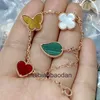 Designer 1to1 Bangle Luxury Jewelry Fanjia Chaohua Armband 925 Sterling Silver Plated 18k Gold Lucky Flower Futterfly Love Clover Flower Armband