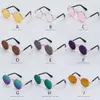 Schöne Vintage Runde Haustier Sonnenbrille Reflexion Augen -Verschleißbrille für kleine Hundekatze Tier Pos Requisiten Accessoires 240418